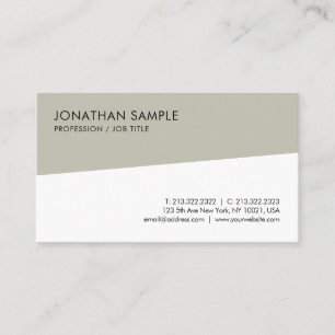 Elegant Modern Trendy Simple Template Professional Business Card