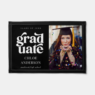 Elegant Modern Type Photo Graduation Pennant