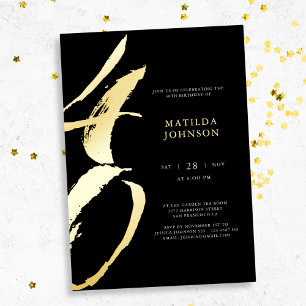 Elegant Modern Typography 40th Birthday