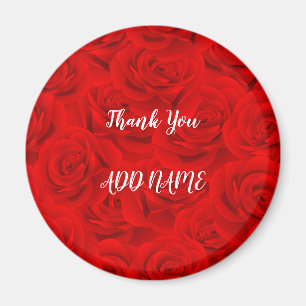 Elegant Modern Vintage Trendy Floral Magnet
