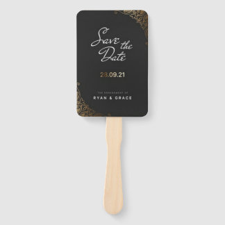Elegant Modern Wedding Favours Hand Fan