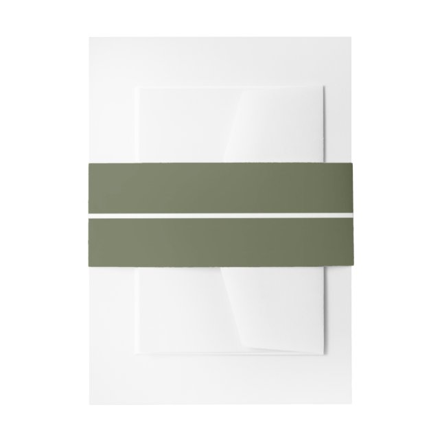 Elegant Modern Wedding Invitation Belly Band Theme (Front Example)