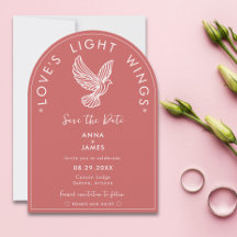 Elegant Modern Wedding Minimalist Rose Pink Quote