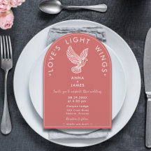 Elegant Modern Wedding Minimalist Rose Pink Quote