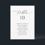 Elegant Modern Wedding Seating Chart Cards<br><div class="desc">Introducing an elegant silver or grey wedding seating chart, designed with vintage flourishes to add a touch of sophistication and charm to your special day. Measuring at 5x7, this seating chart is the perfect size to display at your wedding reception, guiding your guests to their assigned seats in style. Crafted...</div>