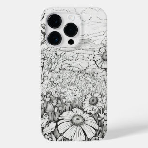 Elegant Modern Wildflowers Blank Case-Mate iPhone 14 Pro Case