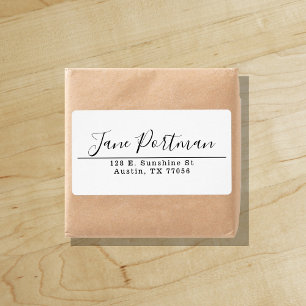 Elegant Modernity Calligraphy Shipping