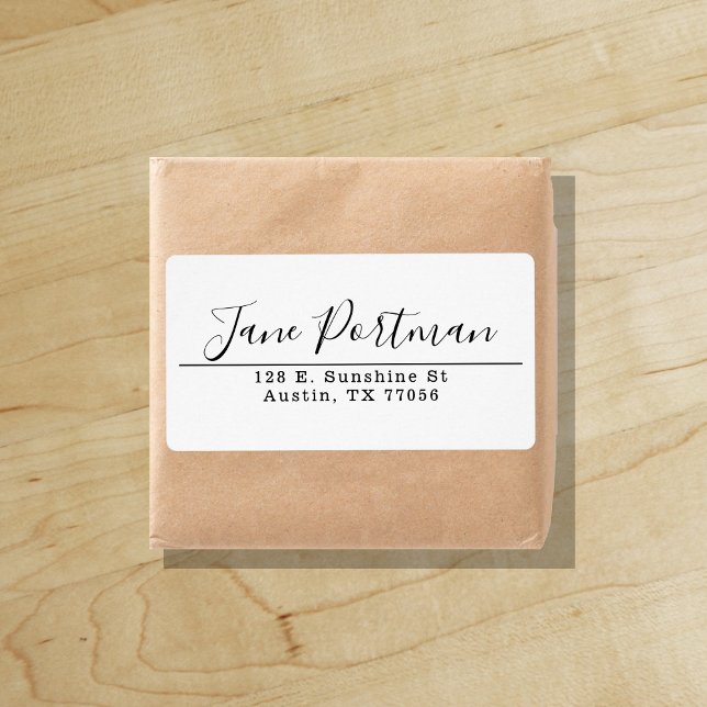 Elegant Modernity | Calligraphy Shipping ("Everyday is abundantly beautiful." 
Sincerely Best Wishes from Lucky Design World)