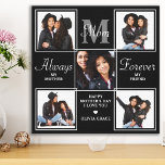 Elegant MOM 5 Photo Collage Monogram Unique Mum Canvas Print<br><div class="desc">Surprise mum this mothers day with a personalised 5 photo unique mother poem & monogram canvas. "Always My Mother, Forever My Friend" Personalise this mum canvas with favourite photos, message and name.. Visit our collection for the best mum mother's day gifts and personalised mum gifts. COPYRIGHT © 2022 Judy Burrows,...</div>