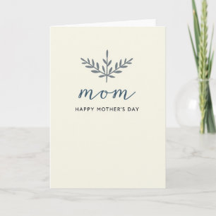 Elegant Mom Botanical Card