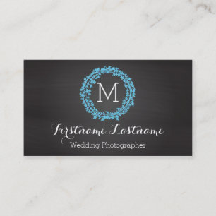 Elegant Monogram Business Cards