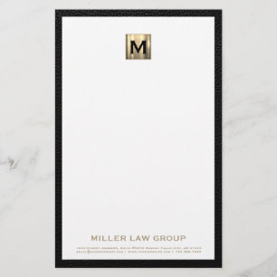 Elegant Monogram Business Stationery