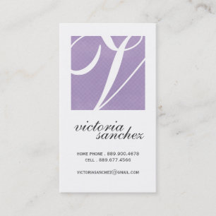 Elegant Monogram Calling Cards