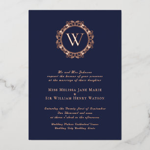 Elegant Monogram Classic Wedding