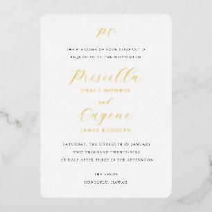 Elegant Monogram Classic Wedding