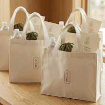 Elegant Monogram Custom Wedding Welcome Bag