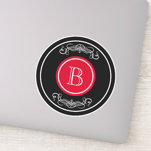 Elegant monogram design (Detail)