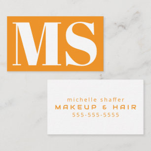 Elegant Monogram Design and Minimalist Business Card