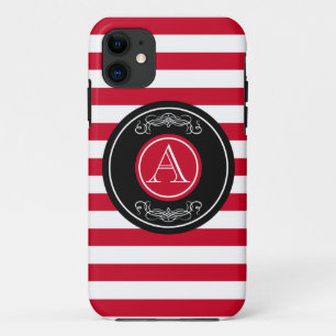 Elegant monogram design iPhone 11 case