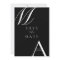 Elegant Monogram Modern Minimalist Wedding