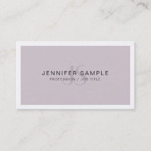 Elegant Monogram Modern Simple Chic Graphic Trendy Business Card