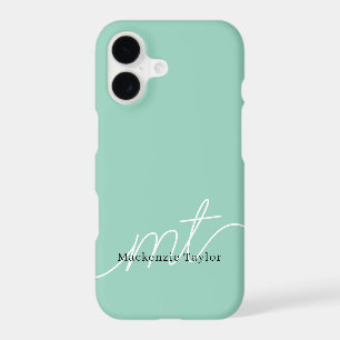 Elegant Monogram Name Personalised Text