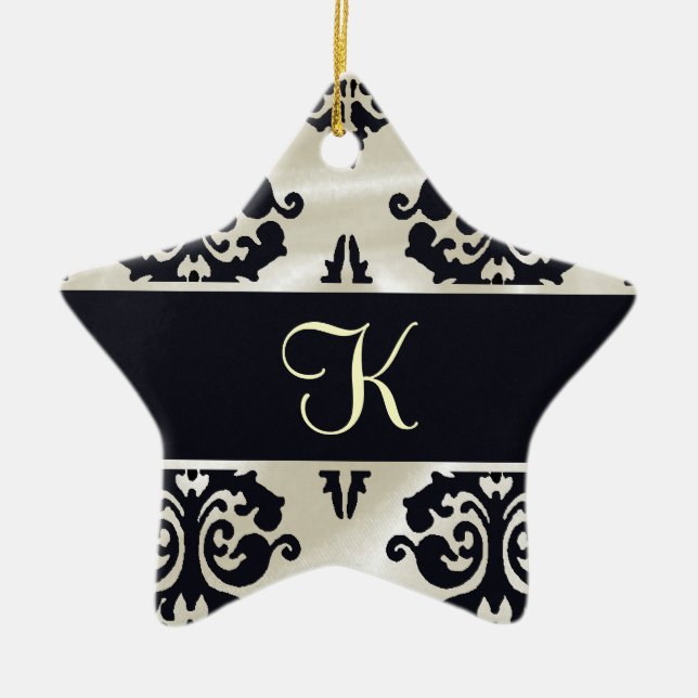 Elegant Monogram Ornament (Front)