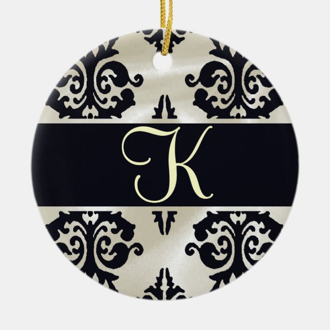Elegant Monogram Ornament (Front)