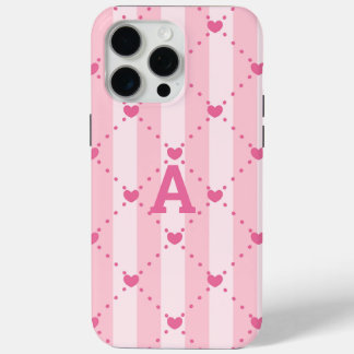Elegant Monogram Personalised iPhone 15 Pro Max Case