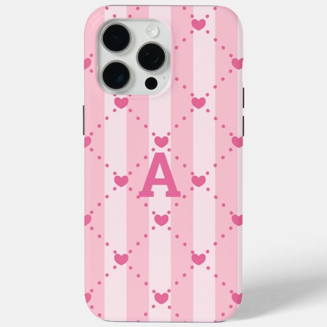 Elegant Monogram Personalised Case-Mate iPhone Case (Back)