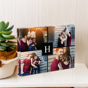 Elegant Monogram Photo Collage