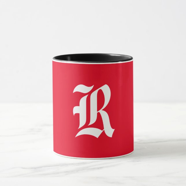Elegant Monogram R Mug (Center)