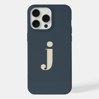 Elegant Monogram Sage Green iPhone 15 Pro Max Case