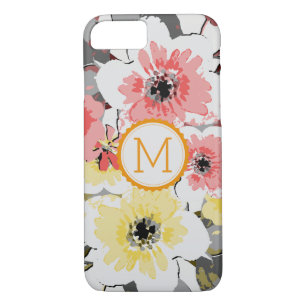 Elegant Monogram Vintage Floral #21 iPhone 8/7 Case