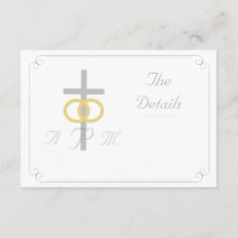 Elegant Monogrammed Catholic Wedding