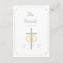 Elegant Monogrammed Catholic Wedding