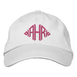 Elegant Monogrammed Embroidered Hat