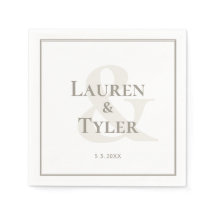 Elegant Monogrammed Wedding Reception Tableware