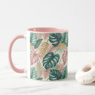 Elegant Monsteras Gold Mug