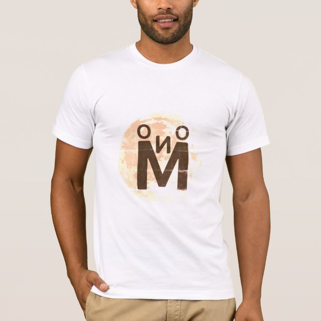 Elegant Moonlight Typography  T-Shirt (Front)