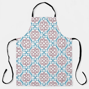 Elegant Moroccan Tile Geometric Pattern Kitchen Ap Apron