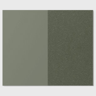 Elegant Moss Green Split Gift Wrap – Customisable