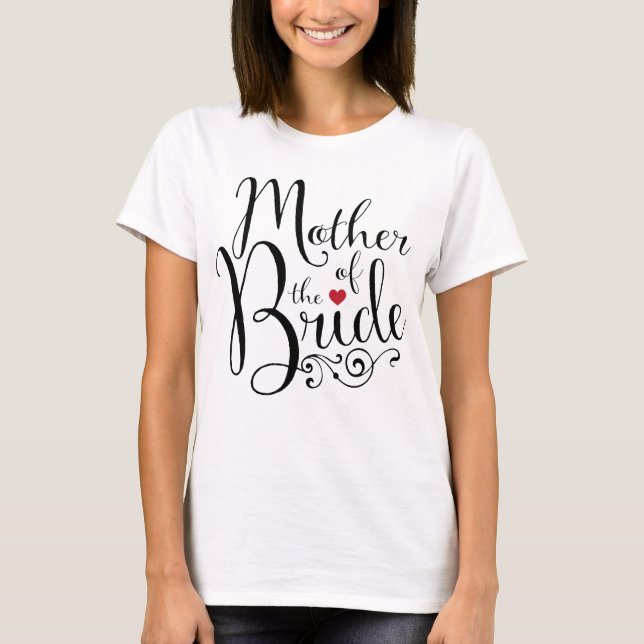 Elegant Mother of Bride T-Shirt (Front)