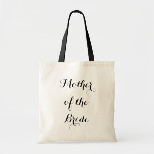 Elegant mother of the bride wedding tote bag