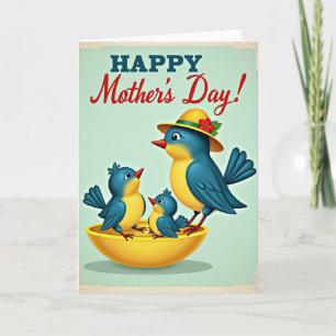 Elegant Mothers Day Avian Card