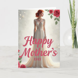 Elegant Mothers Day Gown Card