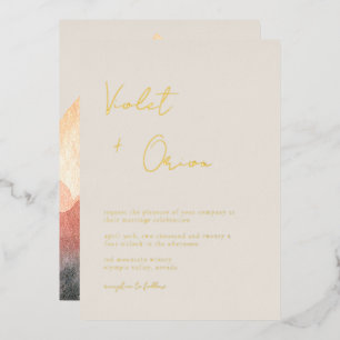 Elegant Mountains Wedding Gold