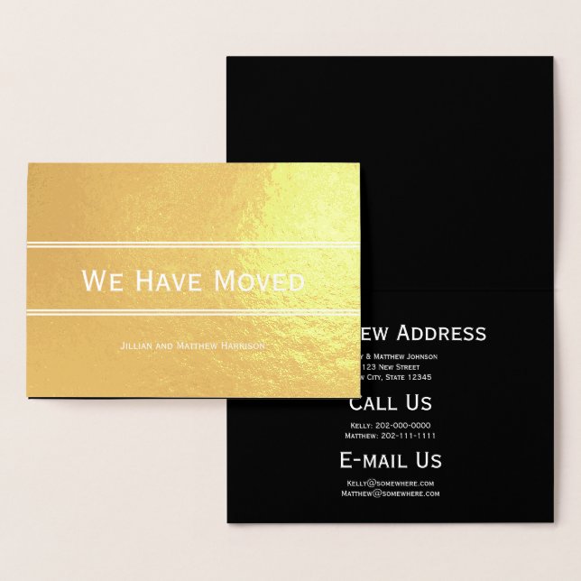 Elegant Moving Announcement (Display)