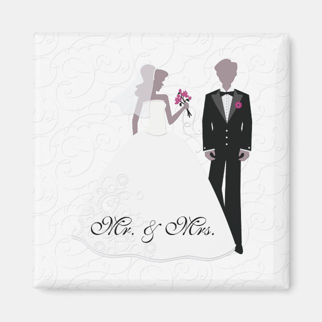 Elegant Mr and Mrs Magnet (Front)