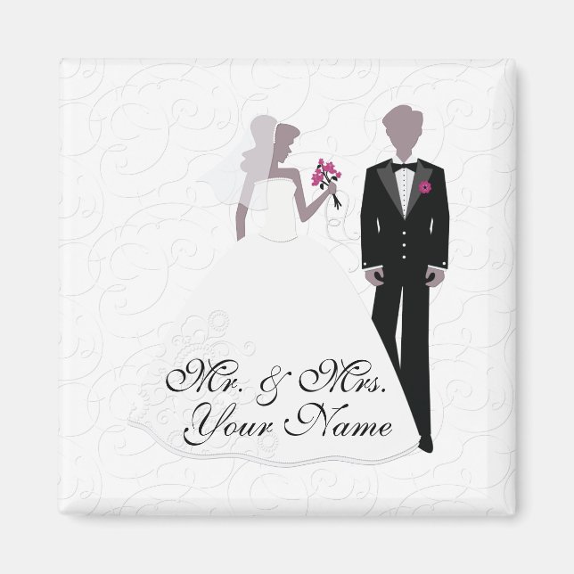 Elegant Mr and Mrs Magnet (Front)